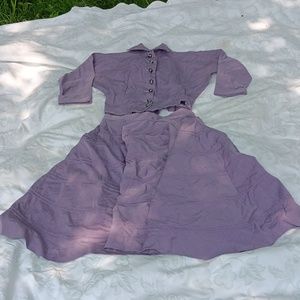 Vintage 2 piece set, top and circle skirt LAST CALL